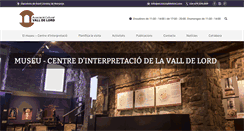 Desktop Screenshot of museuvalldelord.com